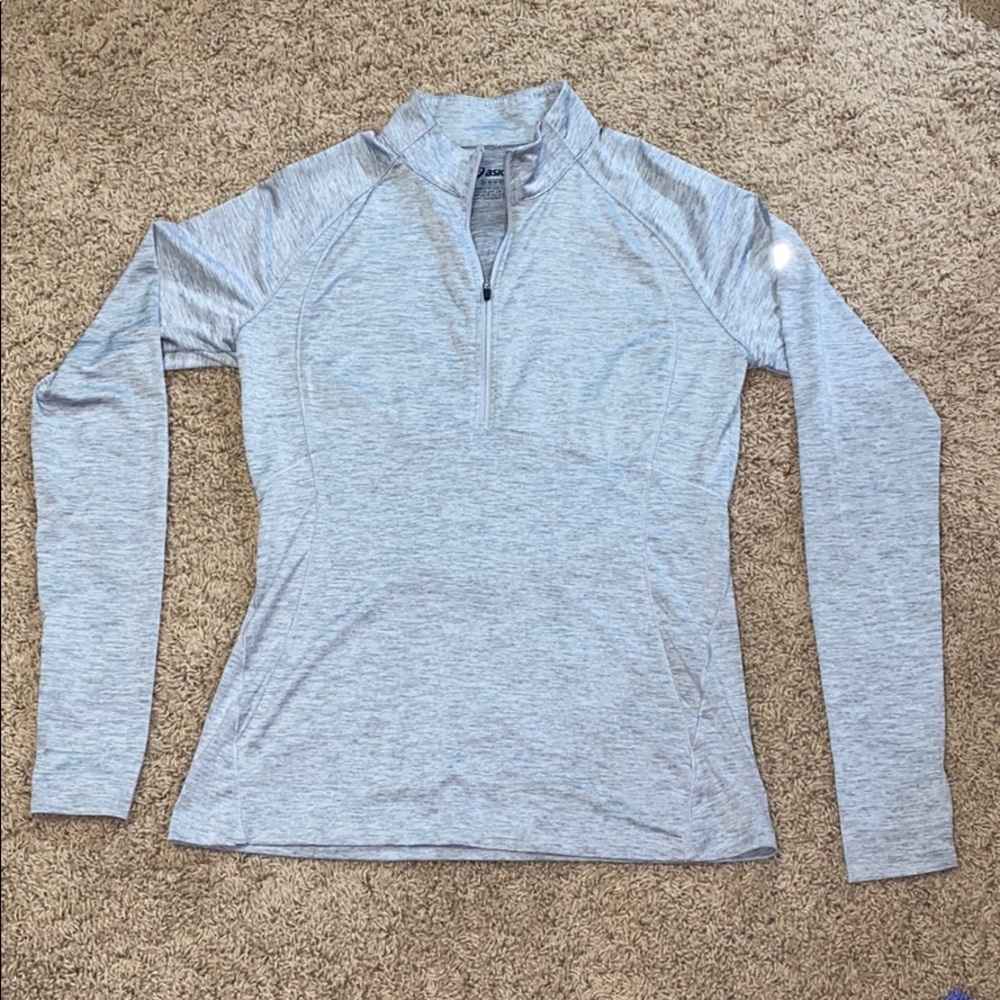 Asics dri-fit half zip.